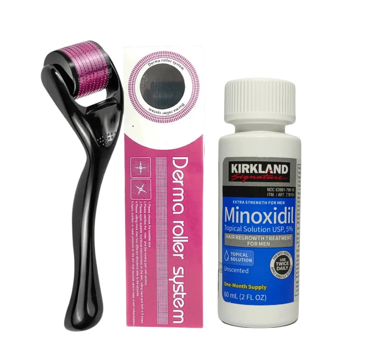 DERMARROLLER + 1 MINOXIDIL KIRKLAND